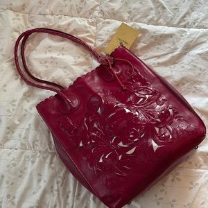 Patricia Nash Burgundy Purse